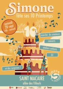 affiche Simone fête ses 10 printemps